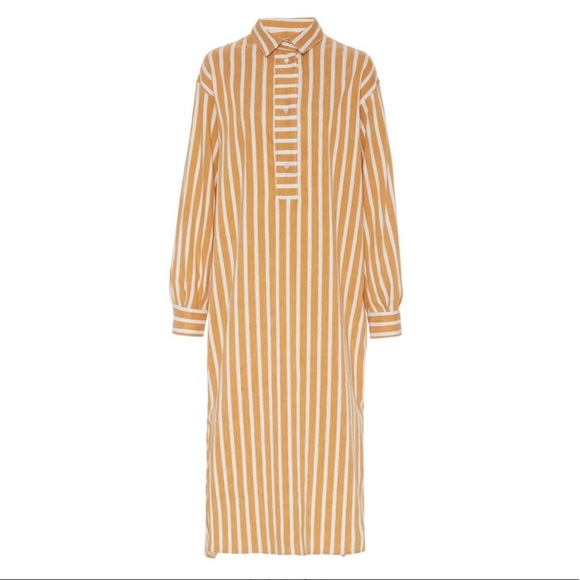 NWT SamsøeSamsøe Amara Belted Collared Shirt Dress - Picture 6 of 12